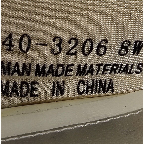 Easy Street Slingback Shoes Sz 8W | Bone Stretch Low Heel Closed Toe Comfort - Picture 9 of 12